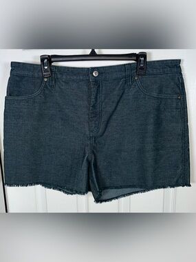 Carve Designs Women’s Oahu Corduroy Shorts Blue Casual Organic Cotton Size 16
